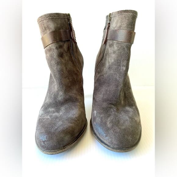 N.D.C.‎ Suede Ankle Boot Women’s 6.5/EU 37 Grey Western Boho Handmade Spain Fall - Picture 8 of 14